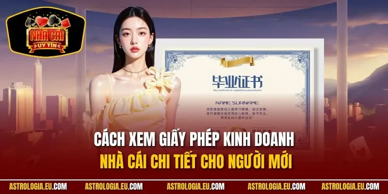 Cách Xem Giấy Phép Kinh Doanh Nhà Cái Chi Tiết Cho Người Mới