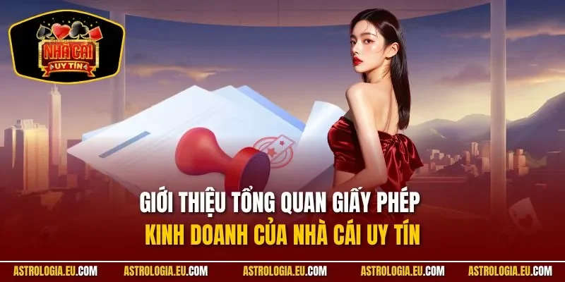 Giới thiệu tổng quan giấy phép kinh doanh của NHÀ CÁI UY TÍN